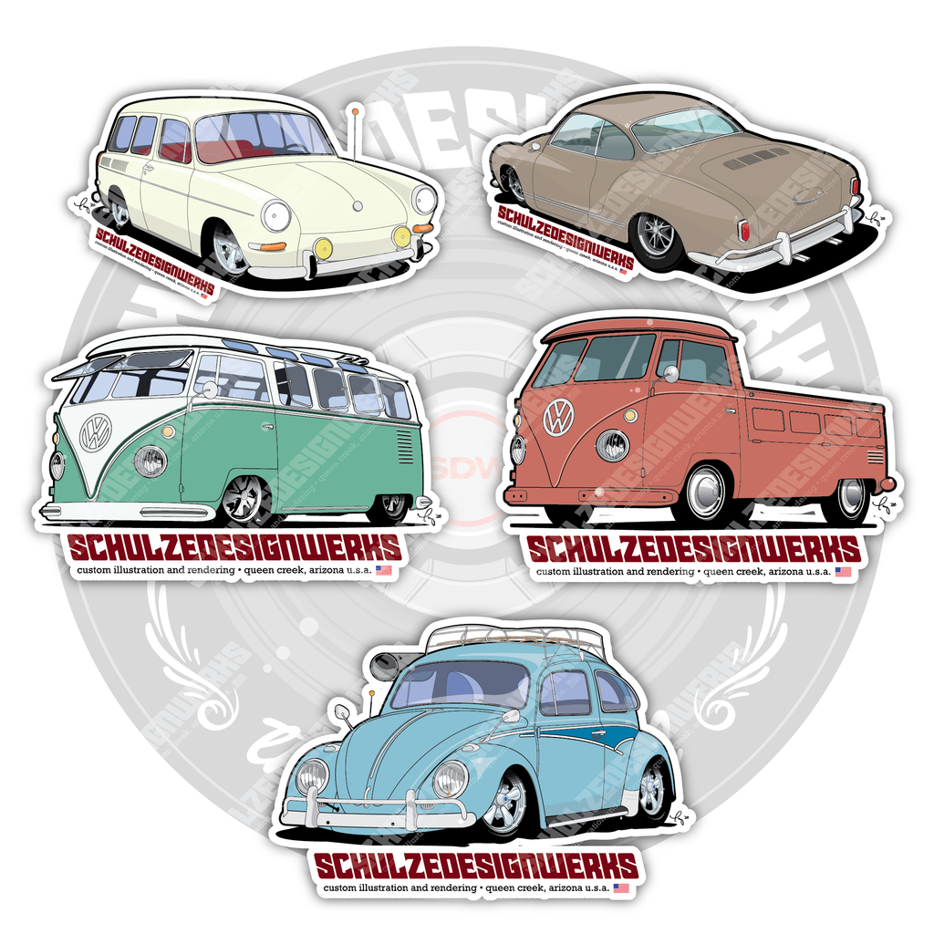 VW sticker pack 1